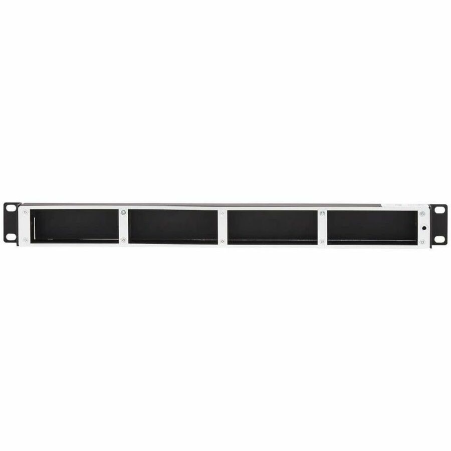 High-Density Copper/Fiber Enclosure Mini Panel, 1U, 4-Cassette Capacity