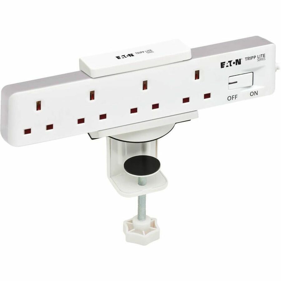Clamp-On Power Strip Holder, White, International