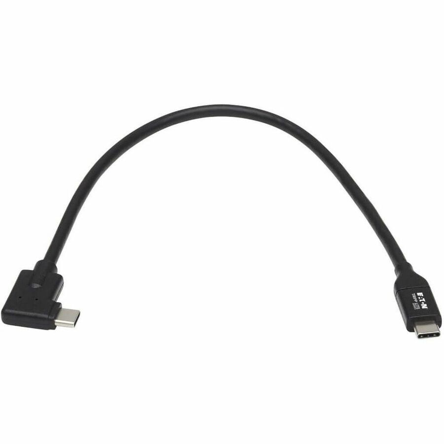U420-001-RA USB-C to USB-C Cable, M/M, Black, 1 ft. (0.3 m)