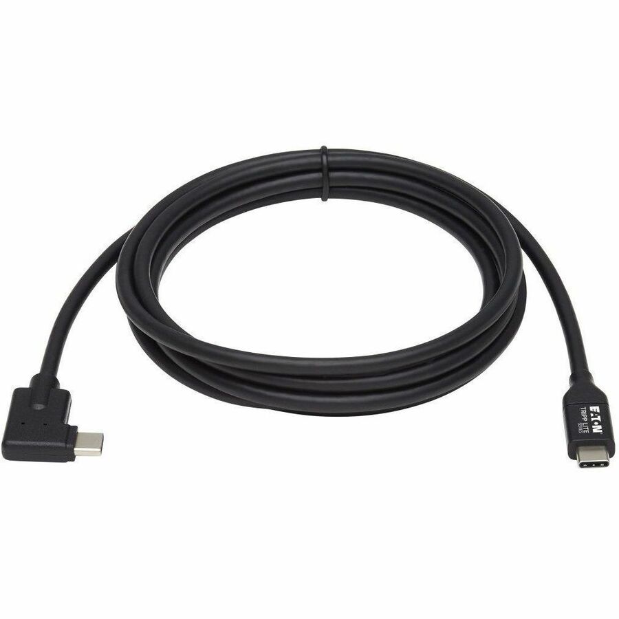 U420-02M-RA USB-C to USB-C Cable, M/M, Black, 2 m (6.6 ft.)