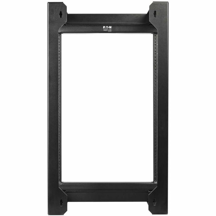 SmartRack 16U Wall-Mount 2-Post Open Frame Rack, Hinged Front, Heavy Duty