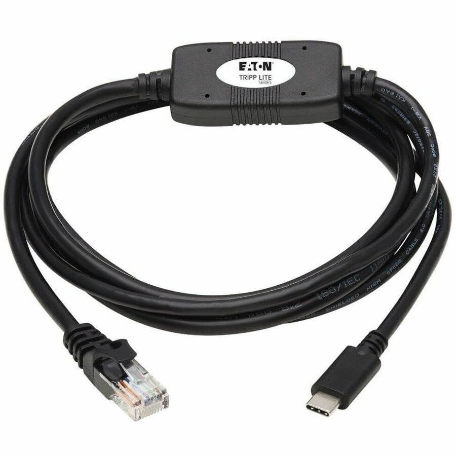 U209-006-RJ45XC USB-C to RJ45 Serial Rollover Cable, M/M, 6 ft. (1.8 m)