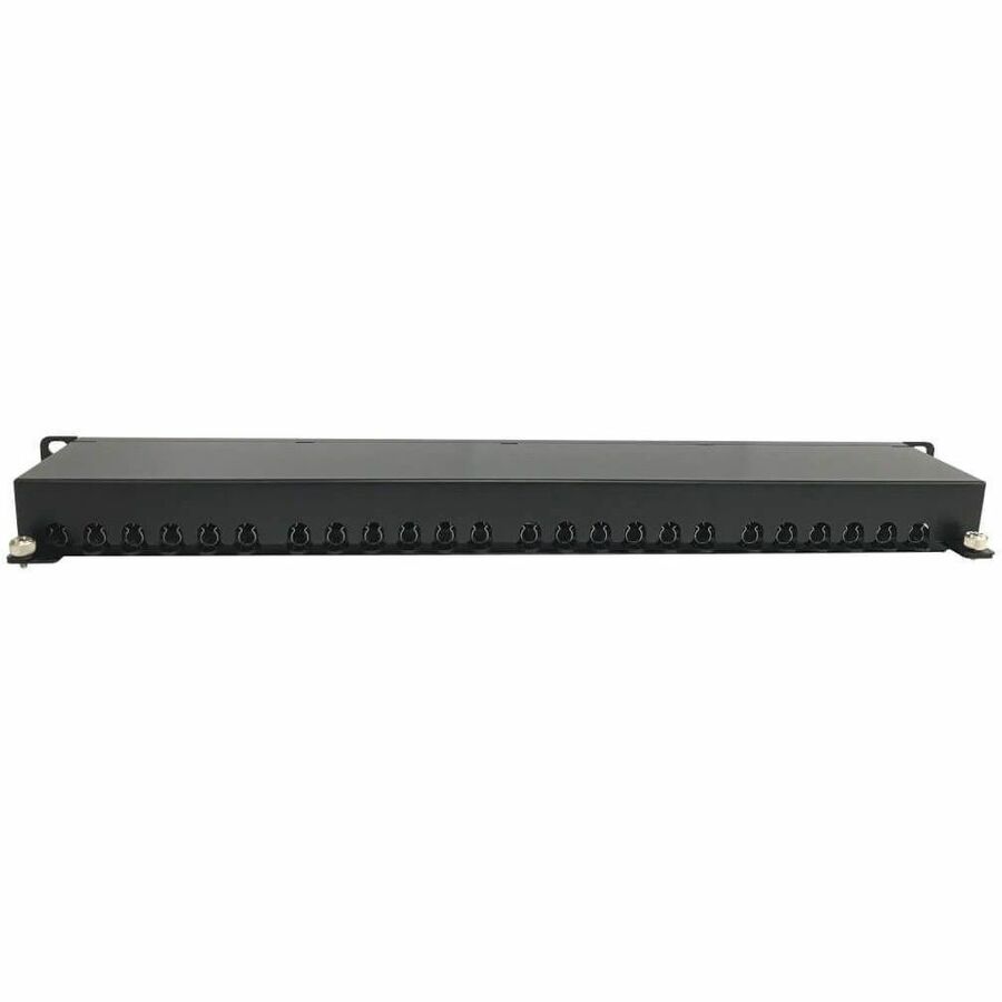 24-Port Cat6a Shielded Patch Panel - 10 Gbps, STP, 110 Punch Down, RJ45, 1U, TAA