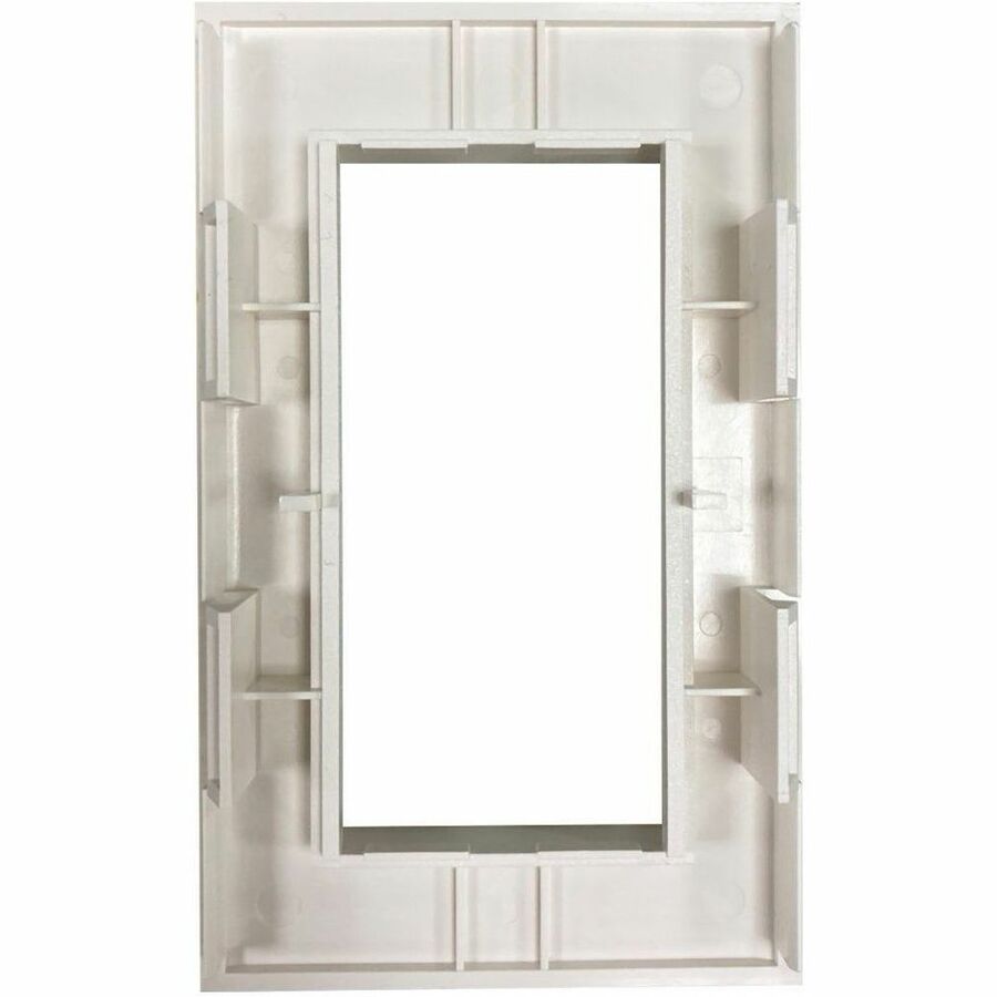 Double-Gang French-Style Gang Frame, White, TAA