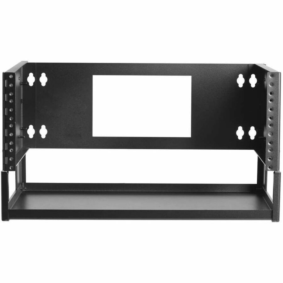 4U Wall-Mount Bracket with Shelf for Small Switches and Patch Panels, Hinged