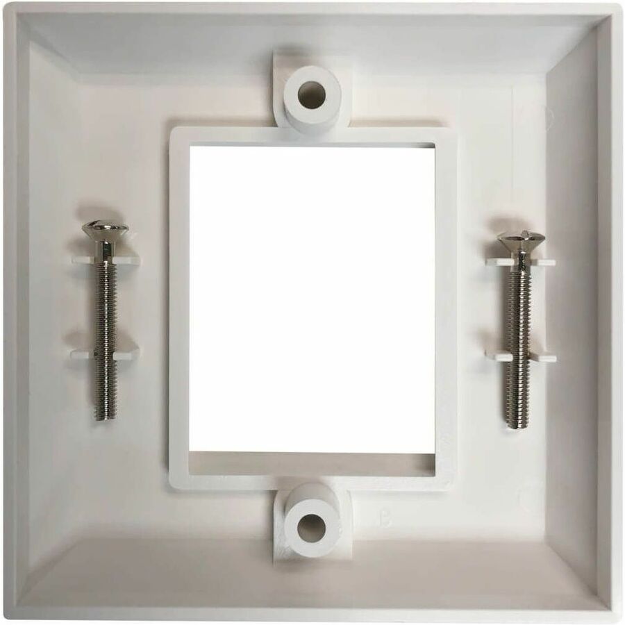 1-Port UK-Style Gang Frame for 6C-Type Insert Module, White