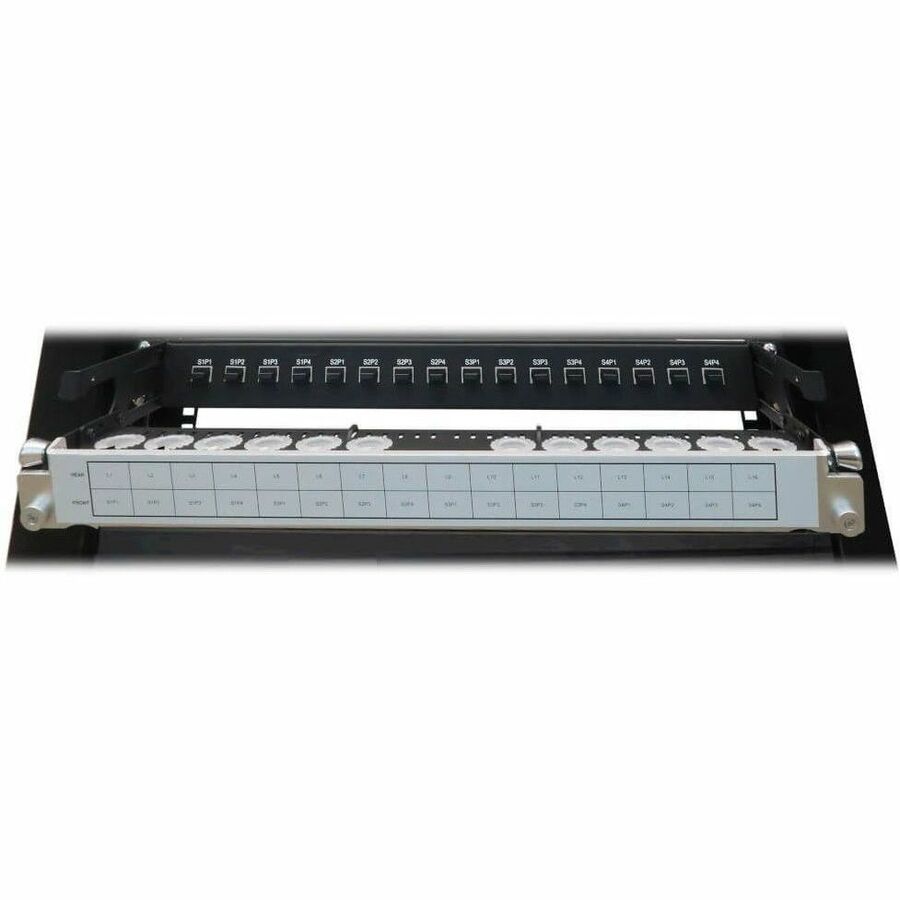 N48LSM-16X16 Spine-Leaf MPO Panel, 16 x 16 Ports, 1U