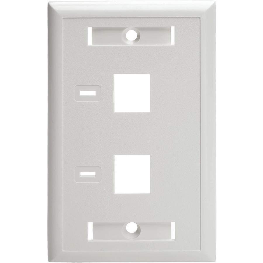 N042-001-WH 2-Socket Faceplate