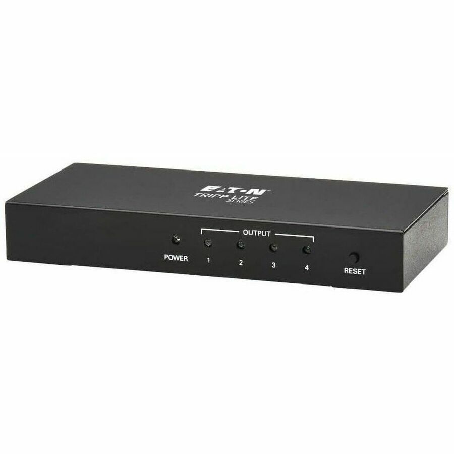 4-Port HDMI Splitter - UHD 4K, International Plug Adapters