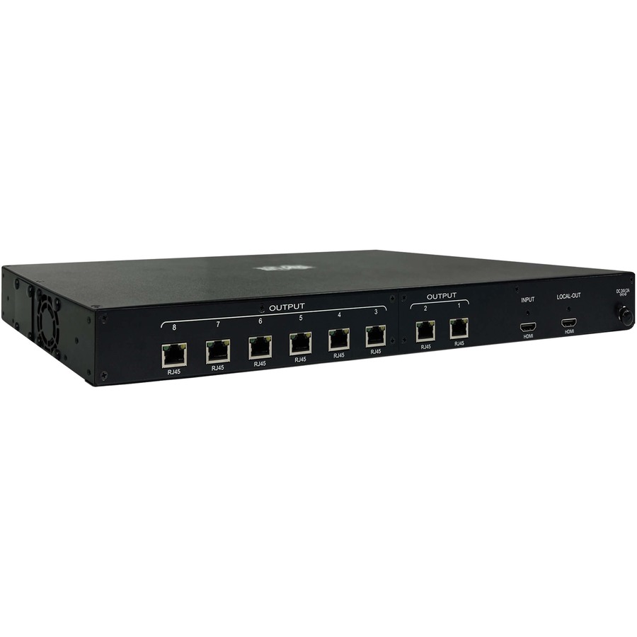 B127A-008-BH 8-Port HDMI over Cat6 Splitter