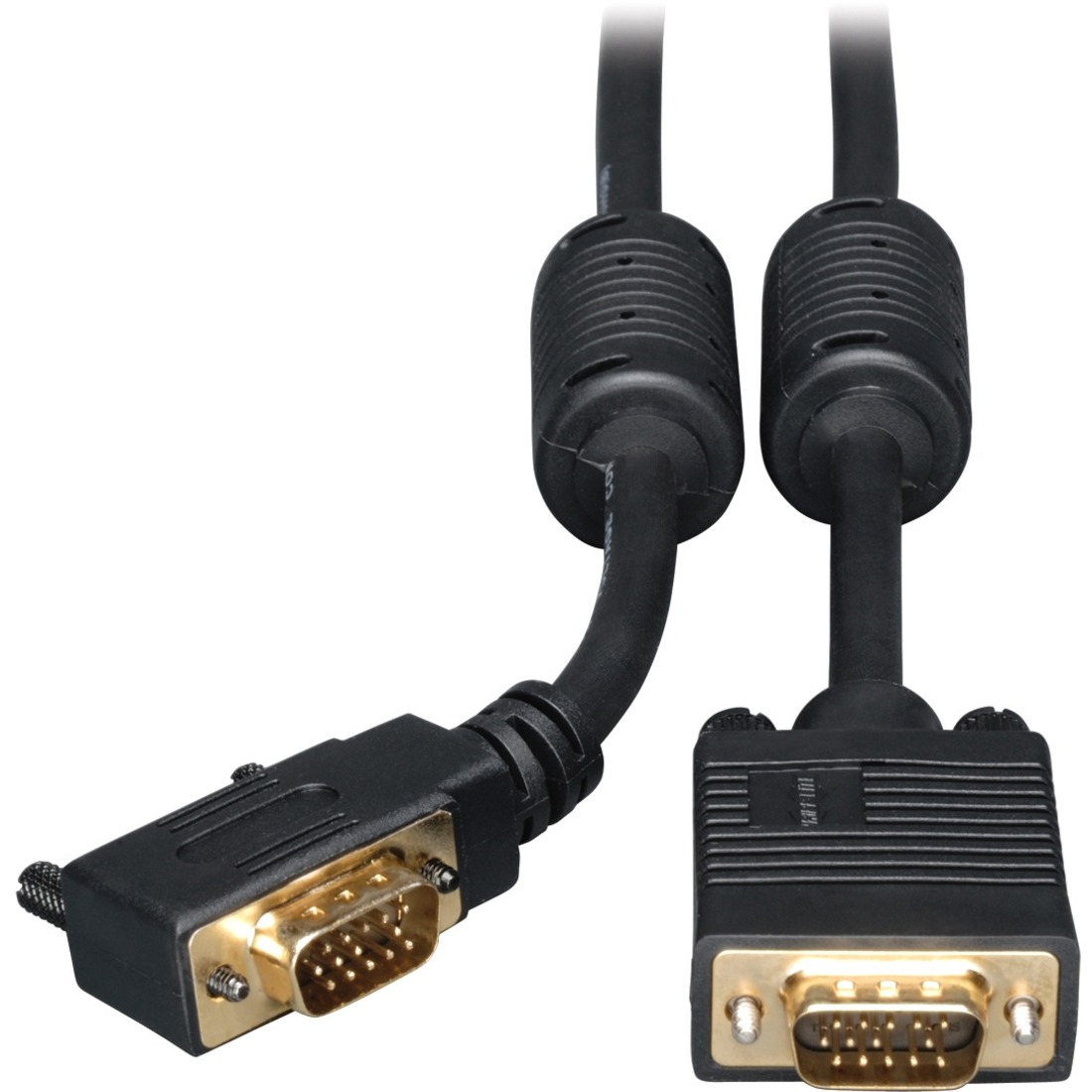 Right Angle Monitor Cable with RGB Coax