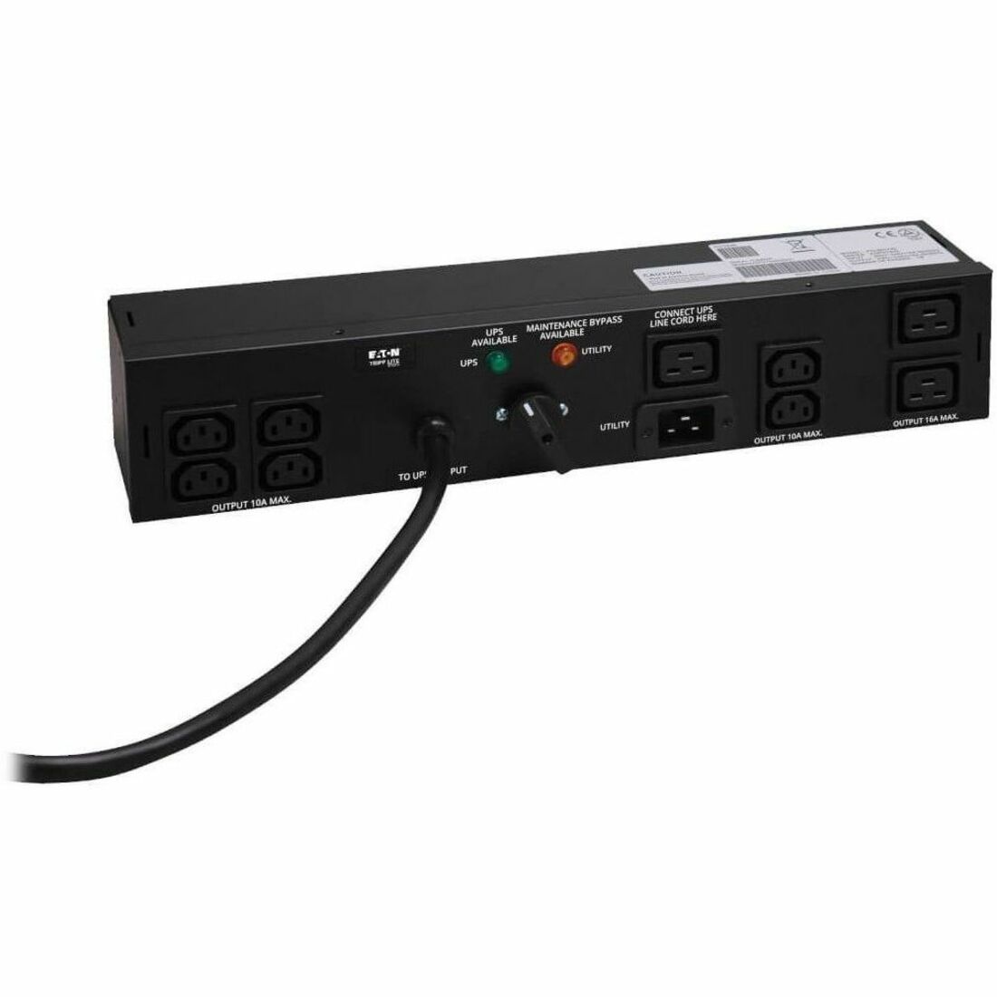 PDUBHV20 PDU Dual Srce Hot Swap 200-240V 16A 8 Out