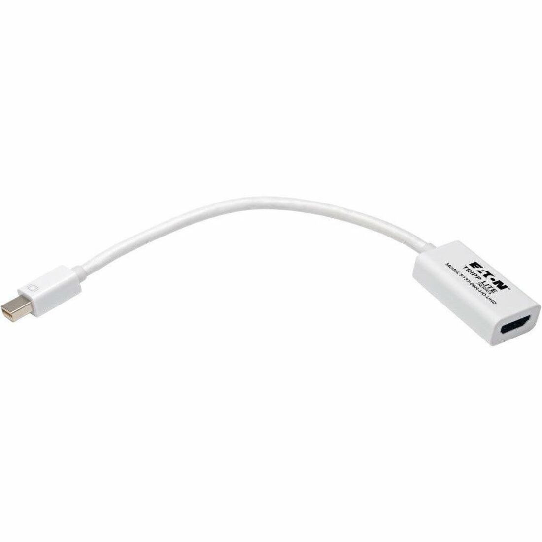 P137-06N-HD-UHD Mini-Displayport to UHD HDMI Adapter 6inch