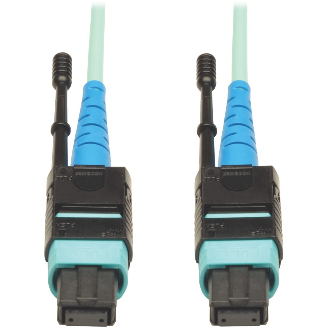 3M MTP / MPO Patch Cable, 24 Fiber, 100GbE Aqua OM3 Plenum