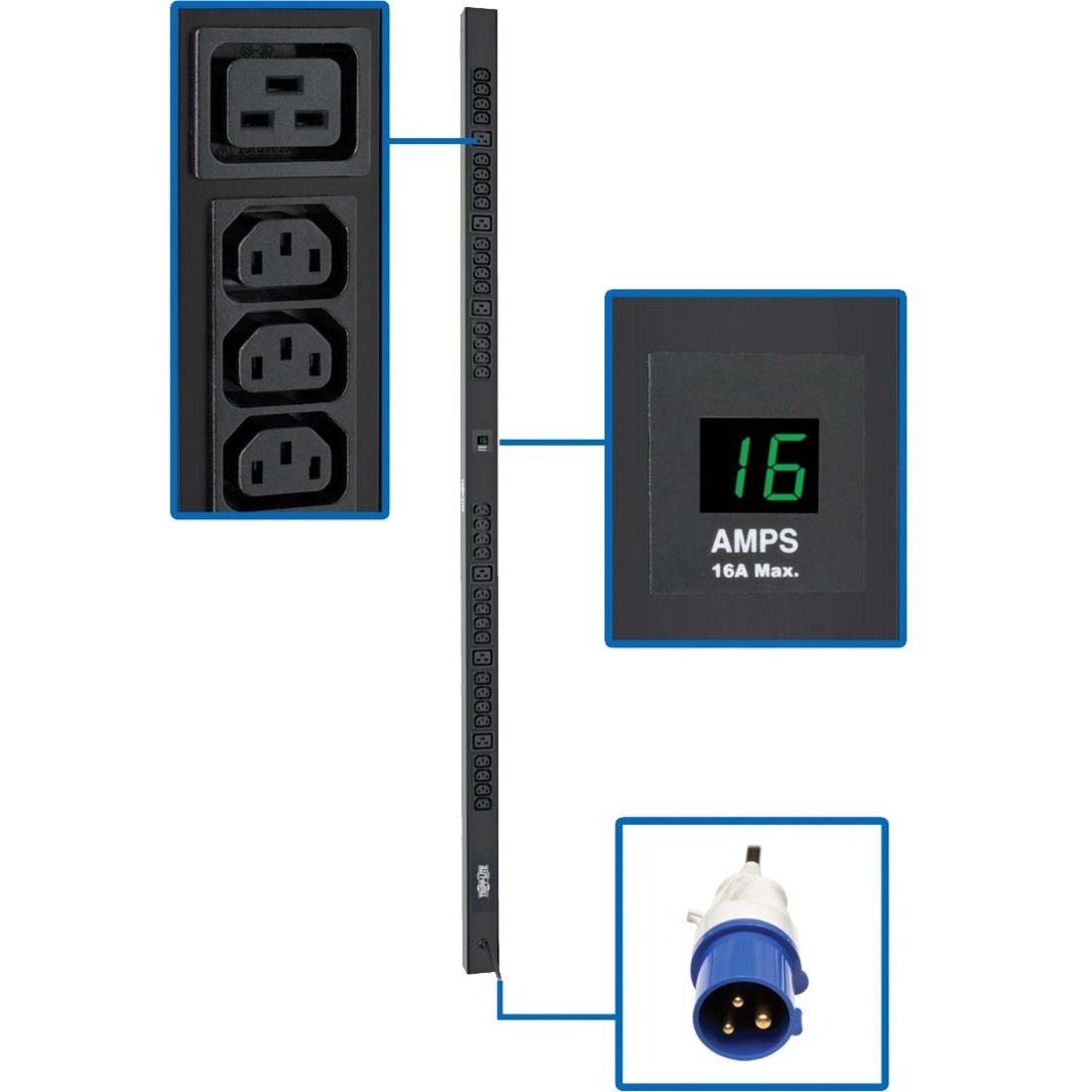 Metered PDUMV16HV 38-Outlets PDU