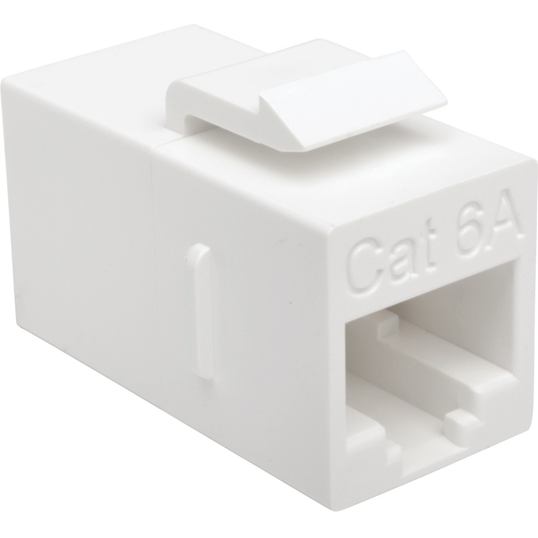 Cat6a Straight-Through Modular In-Line Snap-In Coupler (RJ45 F/F)