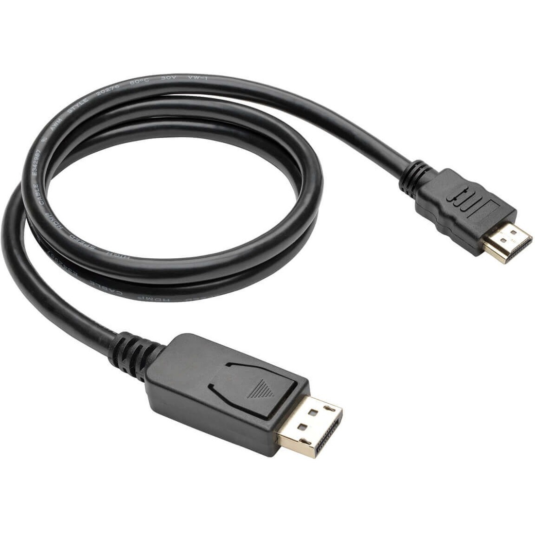 P582-003-V2 DisplayPort 1.2 to HDMI Adapter Cable, 3 ft.