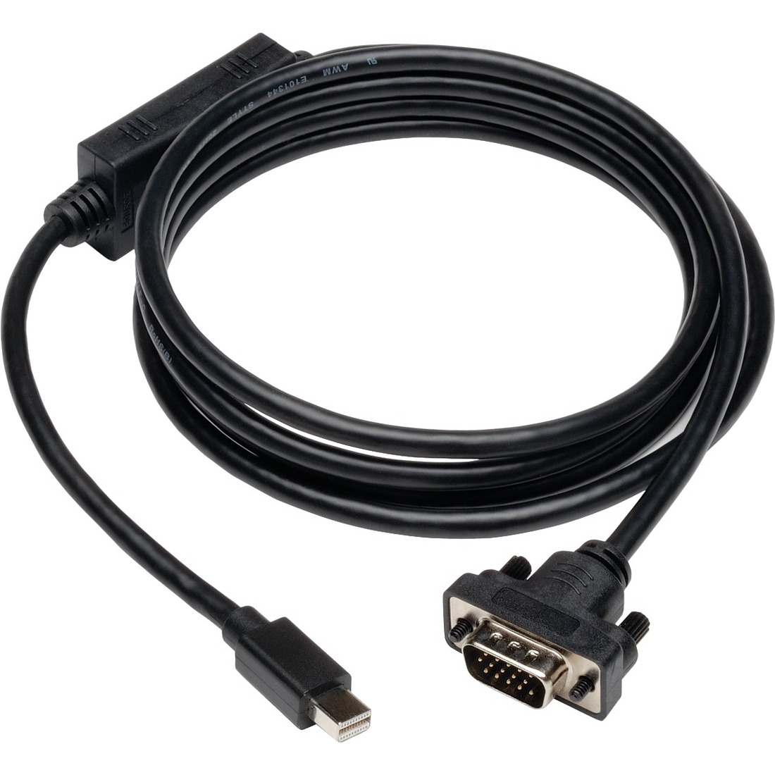 P586-010-VGA-V2 Mini DisplayPort 1.2 to VGA Active Adapter Cable, 10 ft.
