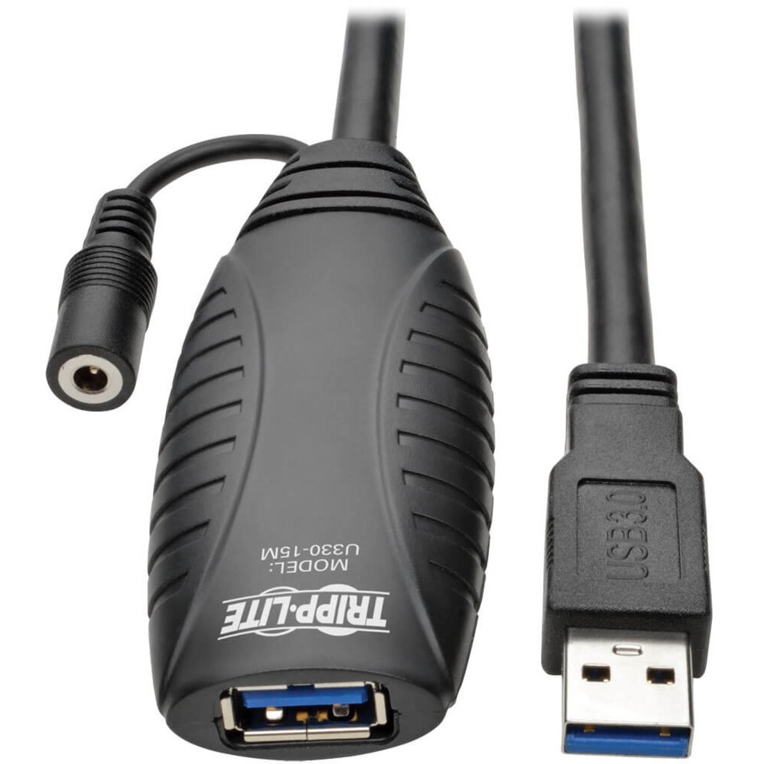 USB 3.0 SuperSpeed Active Extension Repeater Cable (USB-A M/F), 15 m (49 ft.)