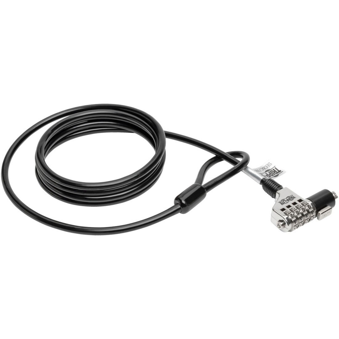 Combination Laptop Security Lock, 6 ft. Cable