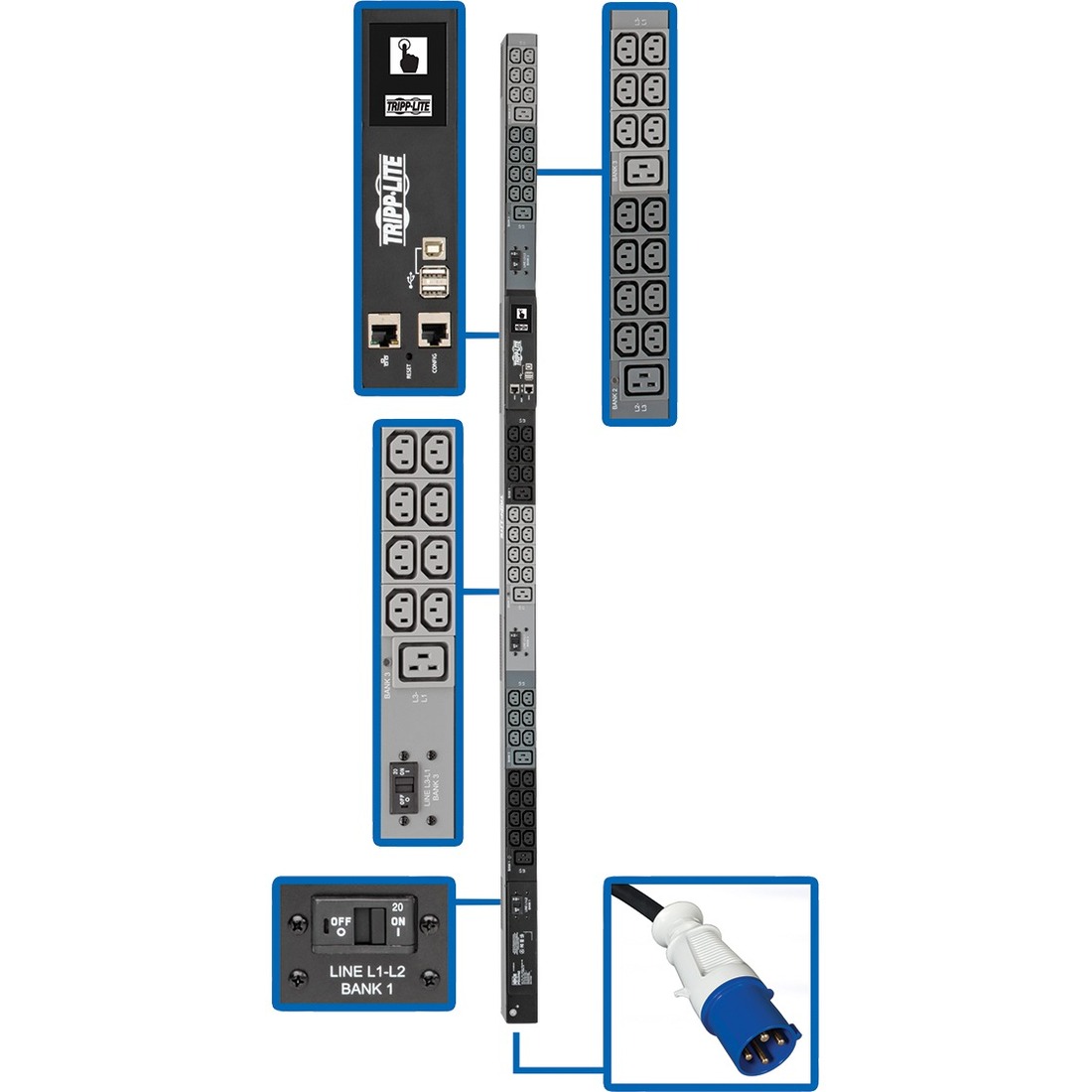 PDU3EVN6G30B 48-Outlet PDU