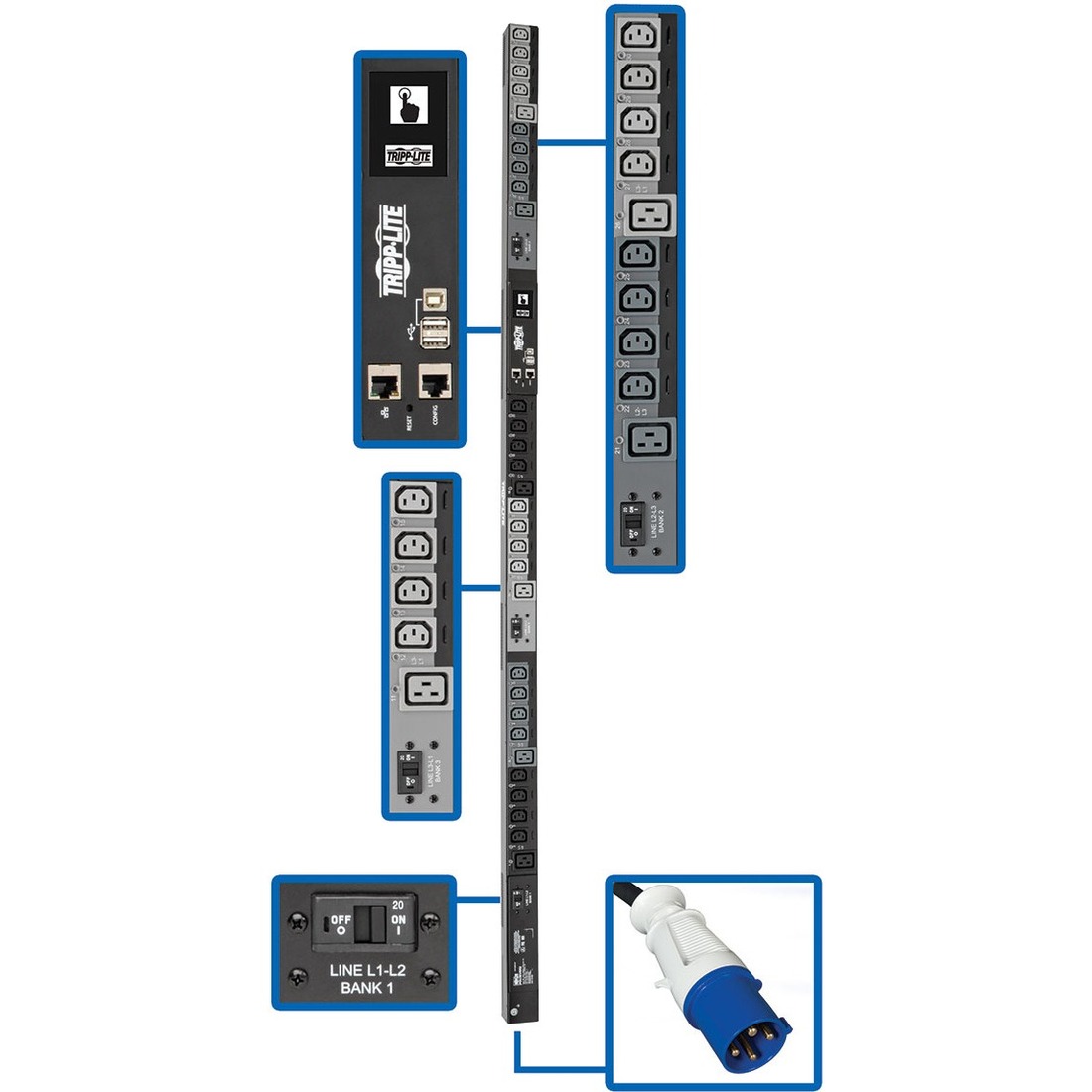 PDU3EVSR6G60 30-Outlet PDU