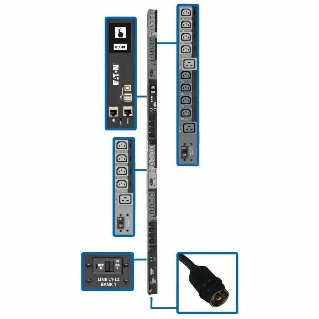 PDU3EVSR6L2130 30-Outlet PDU