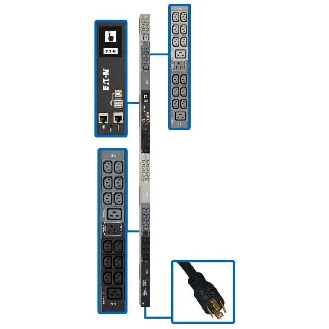 PDU3EVN6L2120 45-Outlet PDU