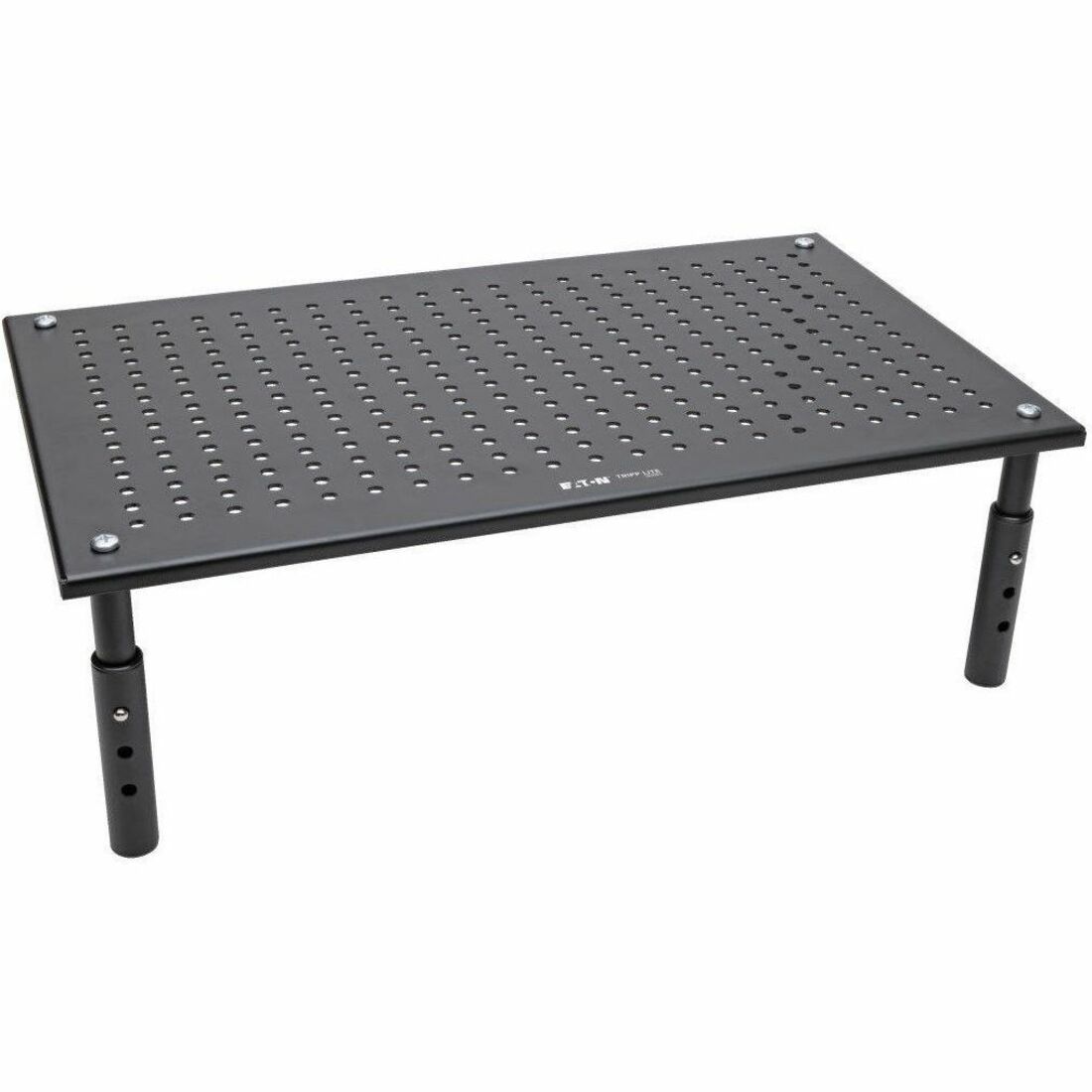 Monitor Riser for Desk, 18 x 11 in. - Height Adjustable, Metal, Black