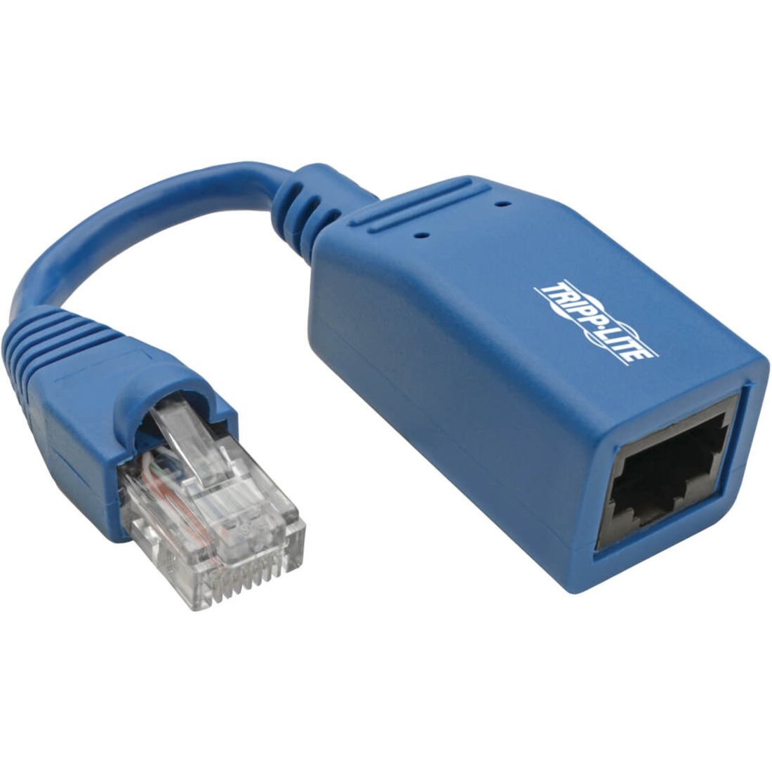 Cisco Console Rollover Cable Adapter (M/F) - RJ45 to RJ45, Blue, 5 in