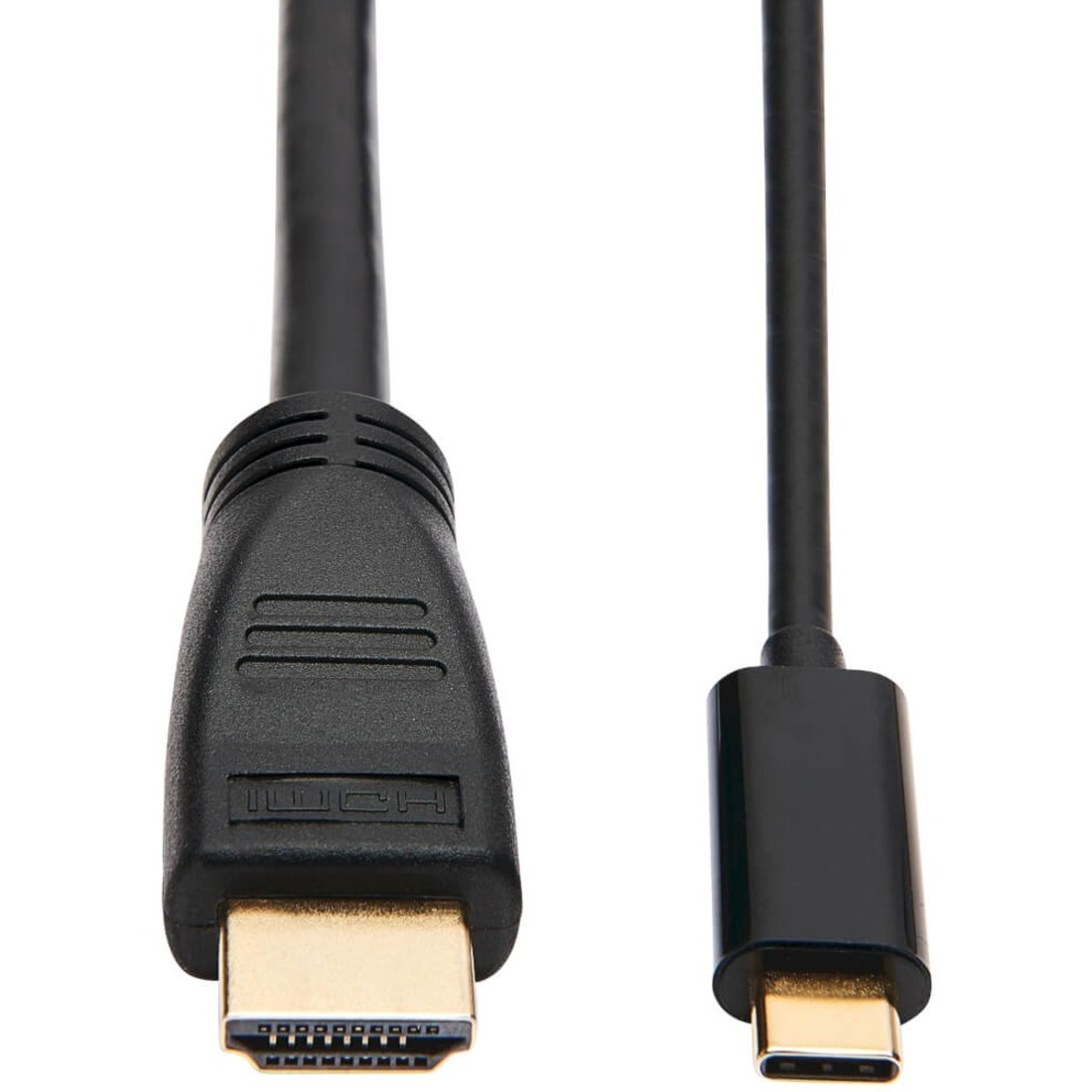 U444-003-H4K6BM USB-C to HDMI Adapter, M/M, Black, 3 ft.