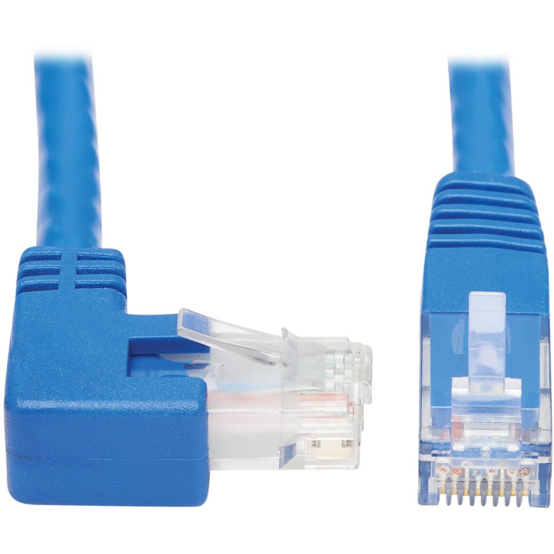 N204-015-BL-RA Right-Angle Cat6 Ethernet Cable - 15 ft., M/M, Blue