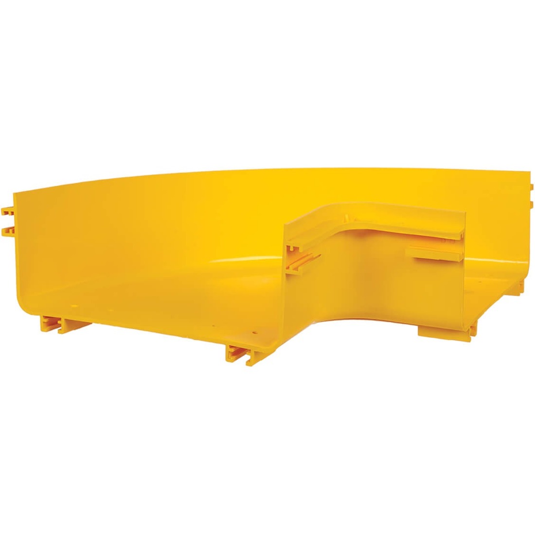 Toolless Horizontal 90-Degree Elbow for Fiber Routing System, 240 mm (10 in)