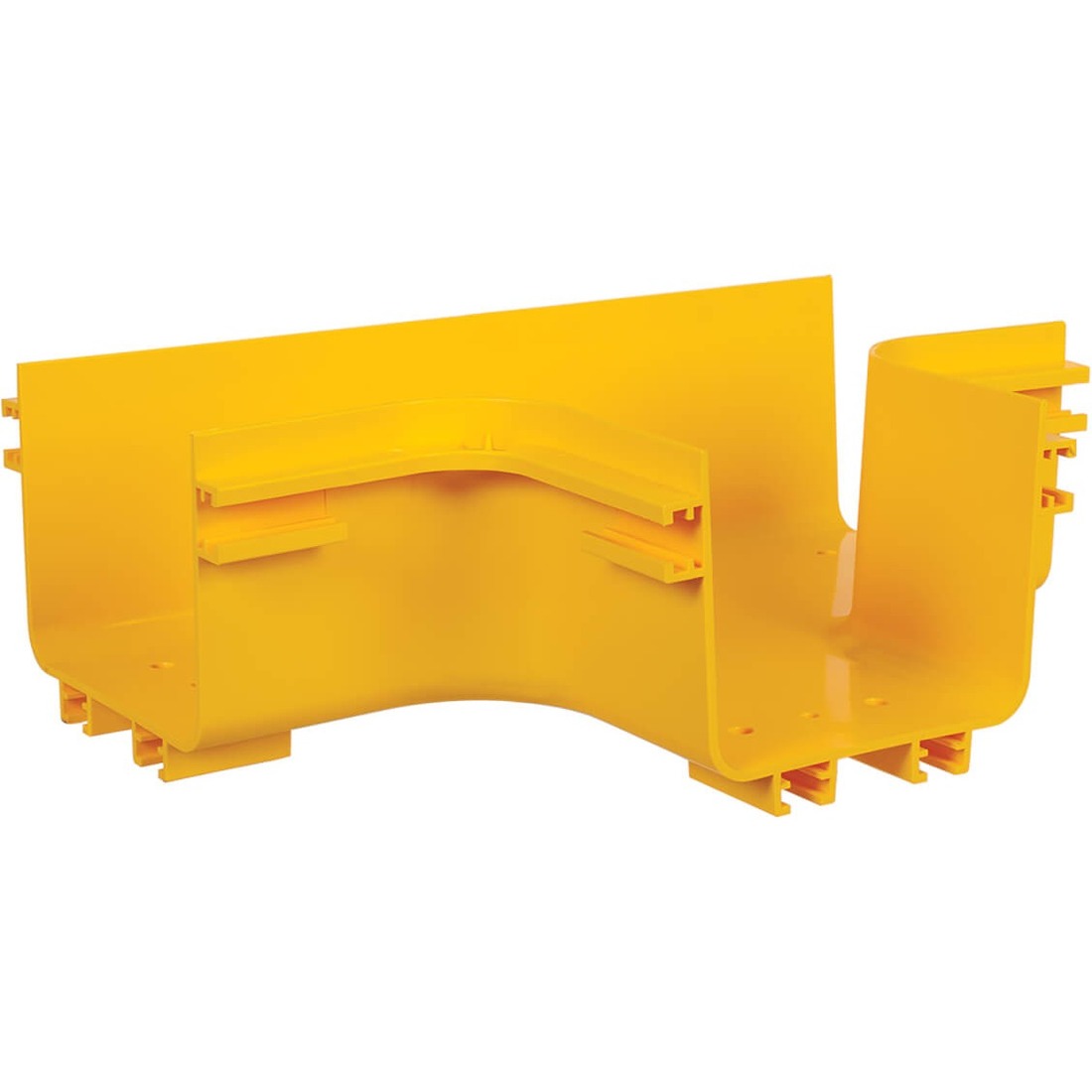 Toolless Horizontal 90-Degree T-Junction for Fiber Routing System, 120 mm (5 in)