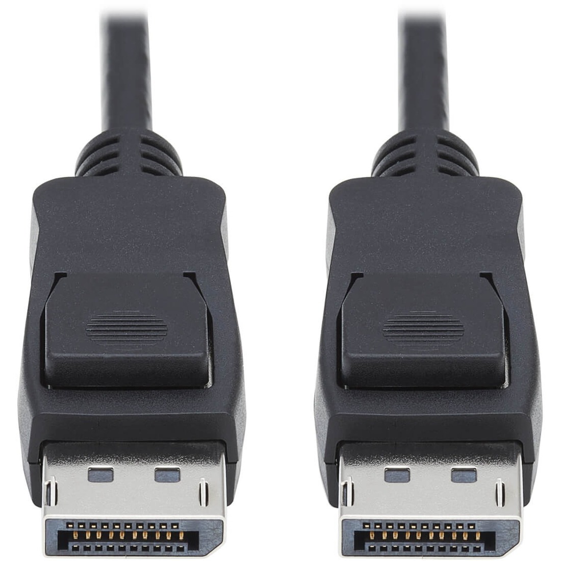 DisplayPort 1.4 Cable with Latching Connectors, 8K, M/M, Black, 6 ft.