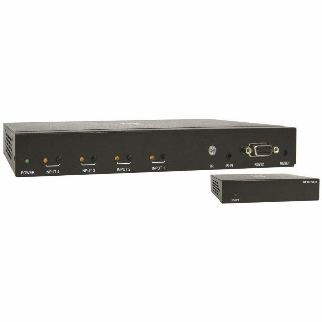 B320-4X1-HH-K2 4-Port HDMI over Cat6 Presentation Switch/Extender