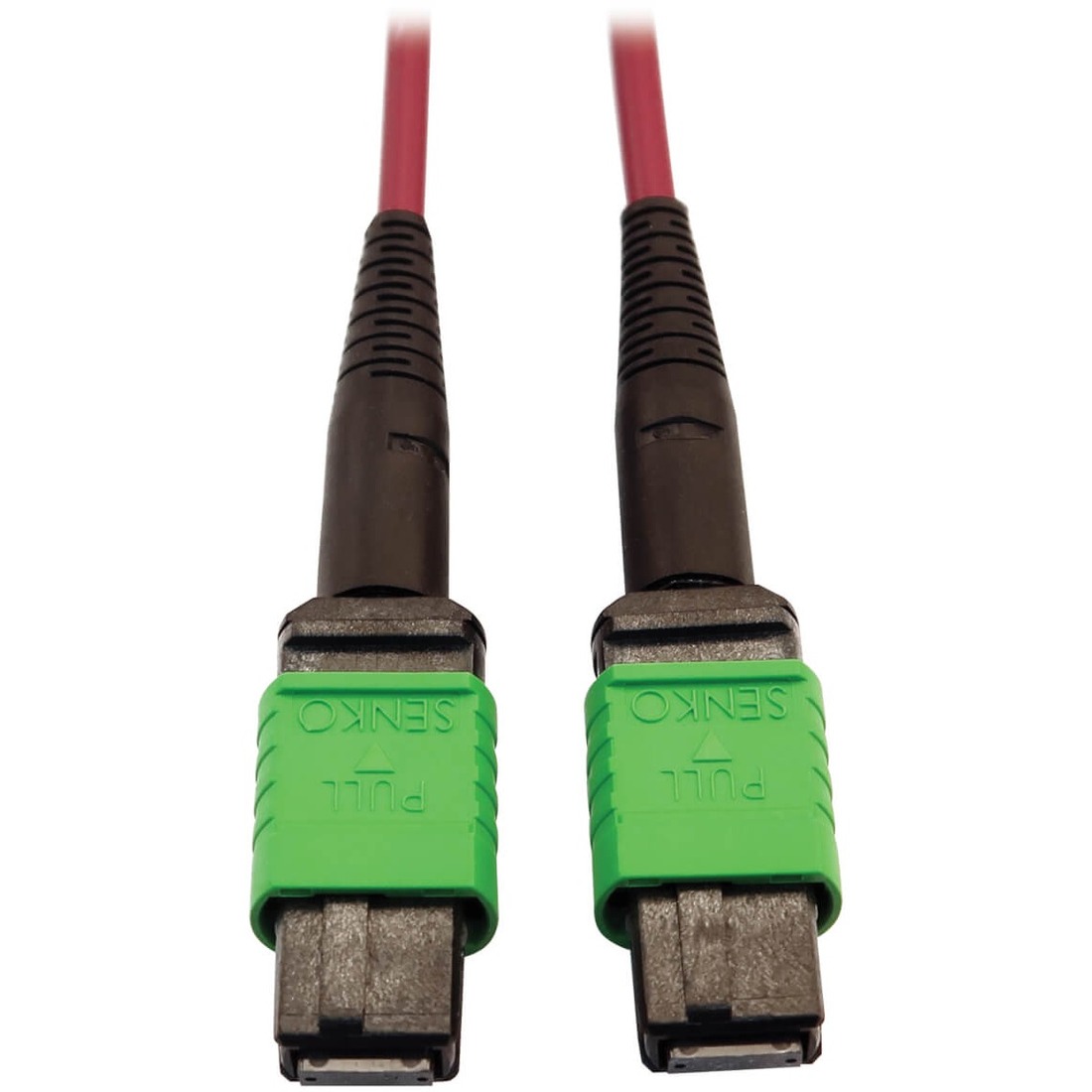 N846D-03M-16AMG 400G Multimode 50/125 OM4 Fiber Optic Cable, Magenta, 3 m