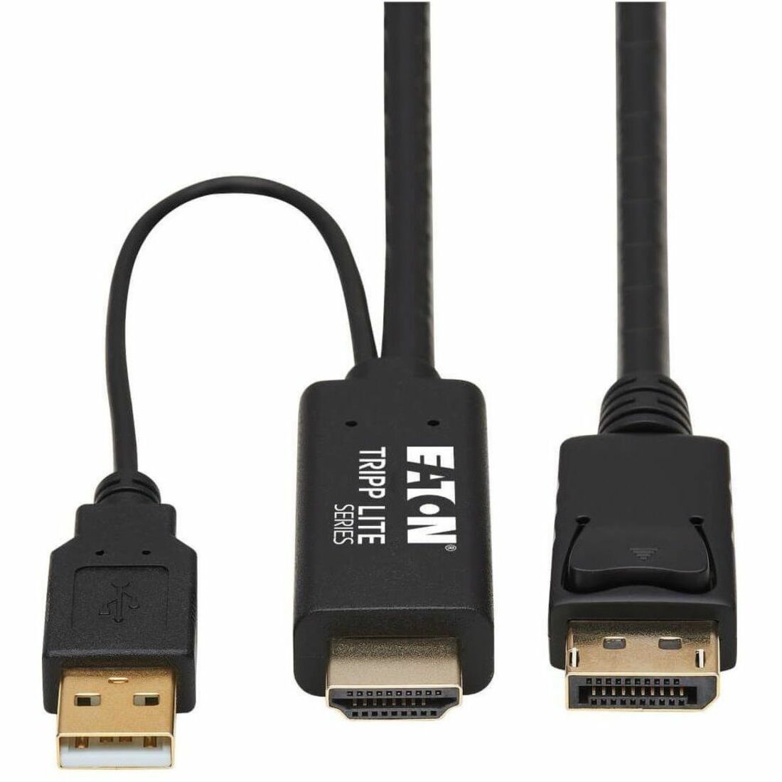 P567-02M HDMI to DisplayPort 1.2 Active Adapter Cable, Black, 2 m (6.6 ft.)