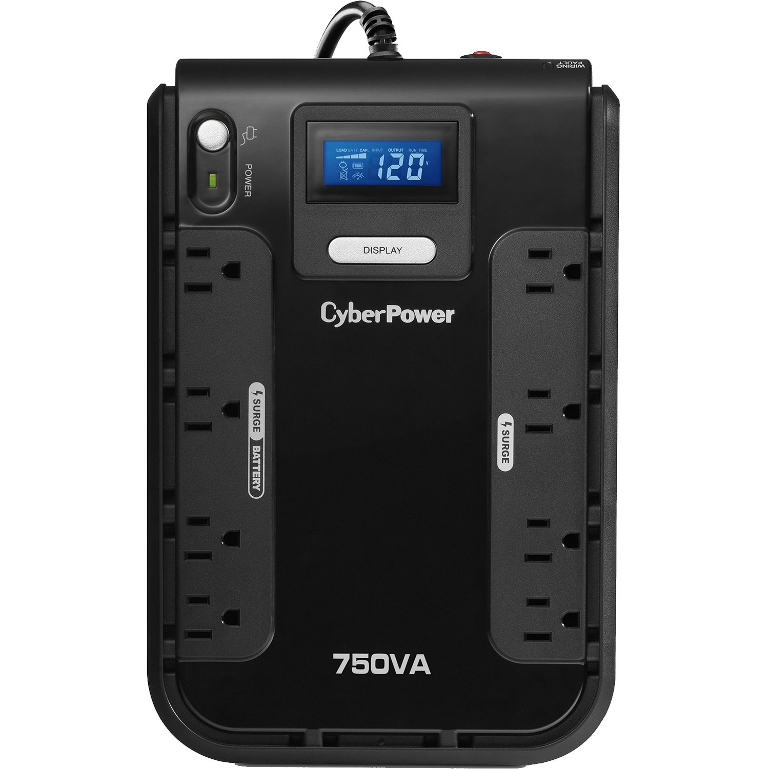 CP750LCD Intelligent LCD 750VA/420W Desktop UPS