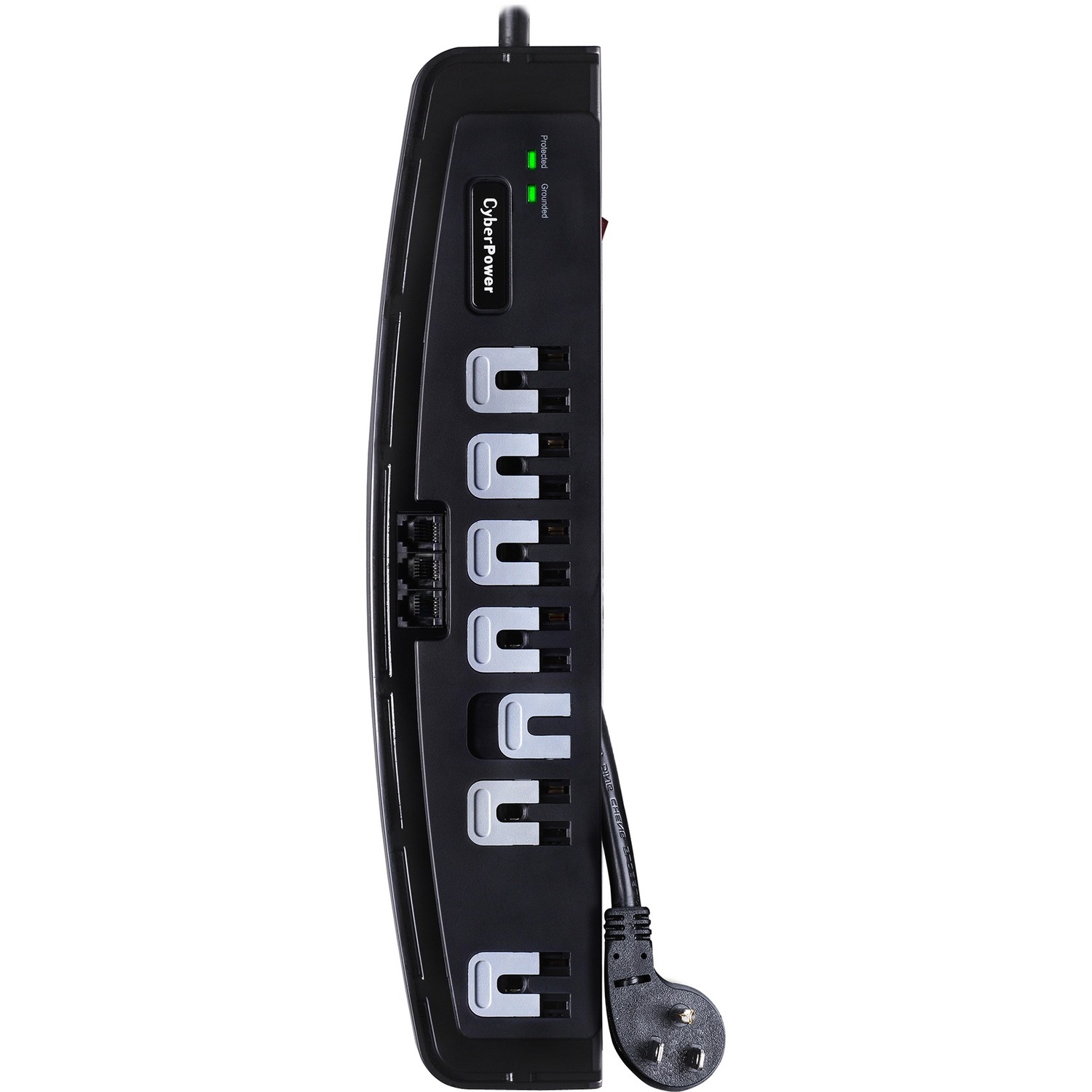 CSP706T Professional 7-Outlets Surge Suppressor 6FT Cord and TEL