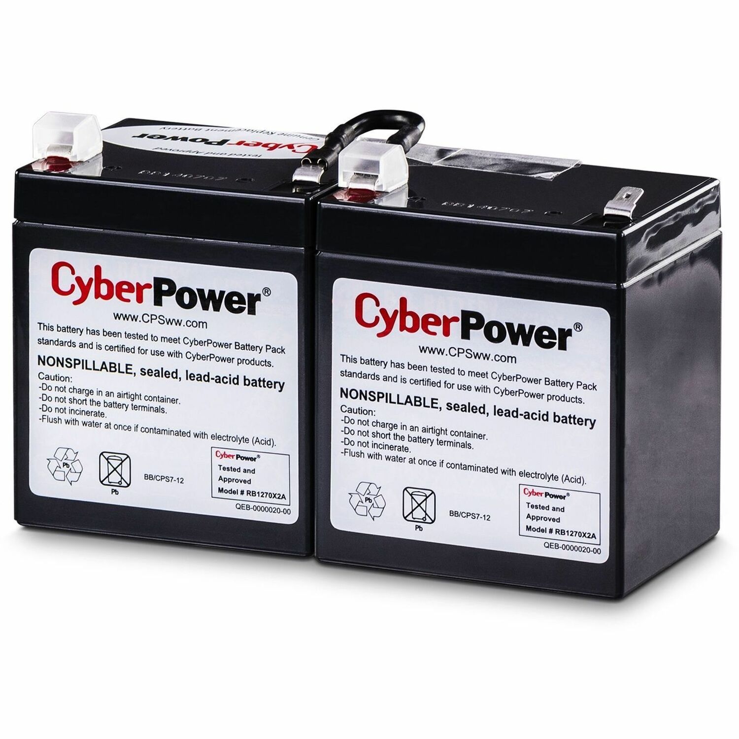 RB1270X2A UPS Replacement Battery Cartridge 12V 7AH