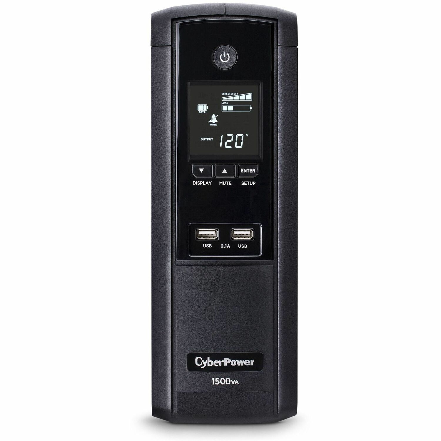 Intelligent LCD Series BRG1500AVRLCD 1500VA 900W UPS with 2.1 USB Charging