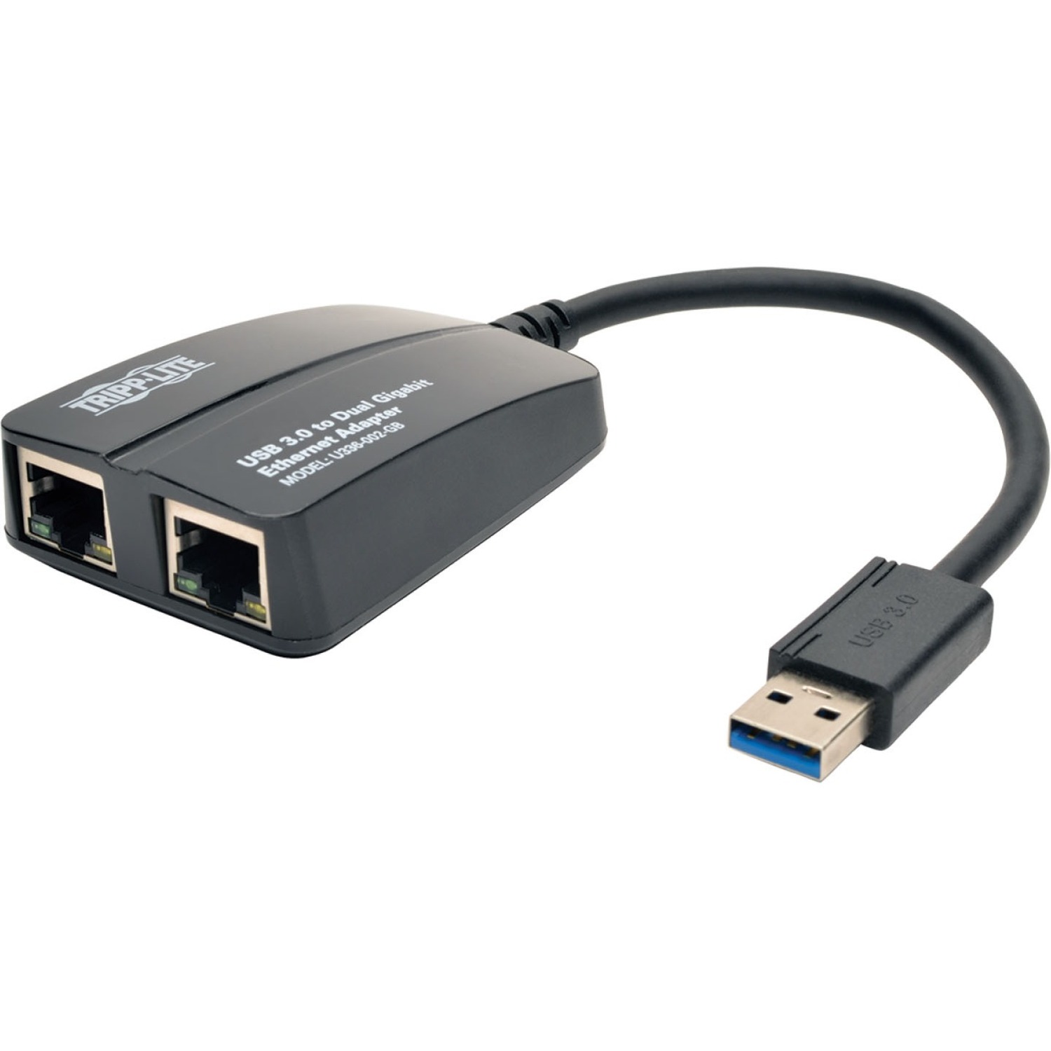 USB 3.0 to Dual Port Gigabit Ethernet Adapter