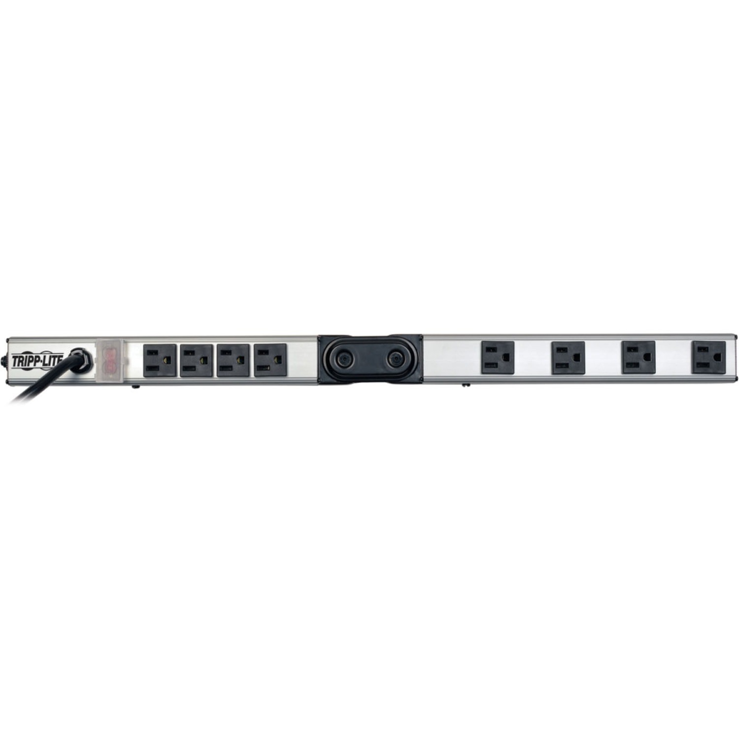 8-Outlet Foldable Power Strip with 1 Pivot, 120V, 15A, 15-ft. Cord, 5-15P, 24 in