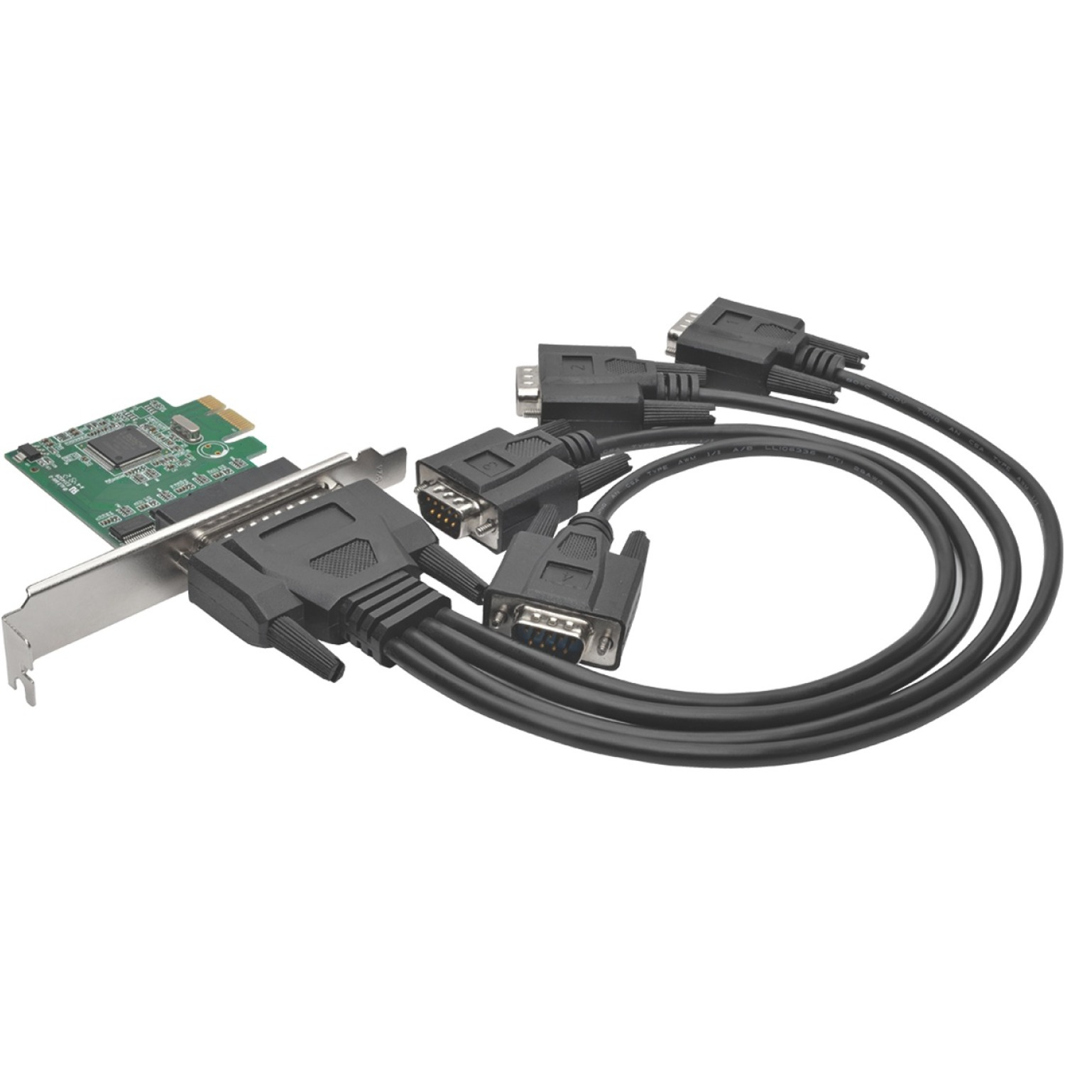 4-Port DB9 (RS-232) Serial PCI Express Card