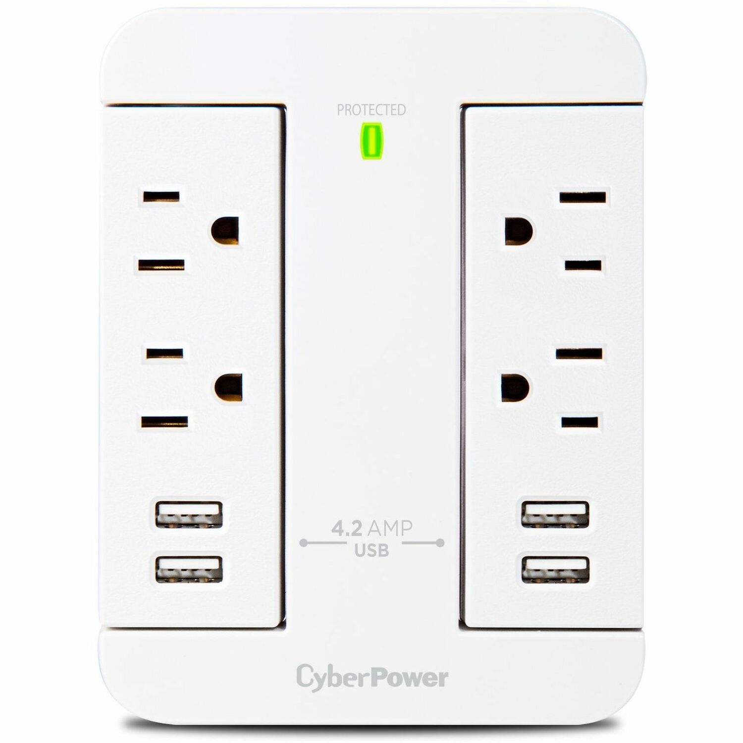 Home Office 4-Outlet Surge Suppressor/Protector