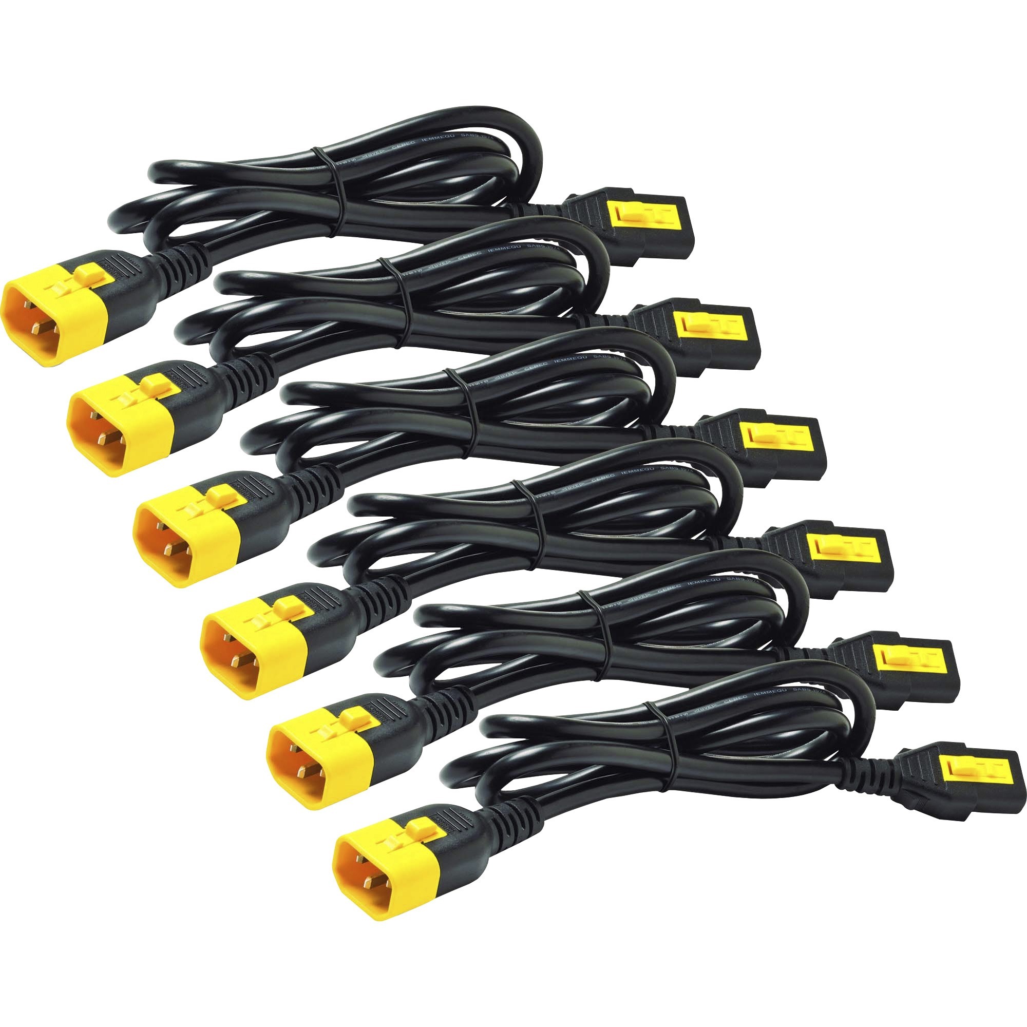 Power Cord Kit (6 EApo), Locking, C13 to C14, 1.8m
