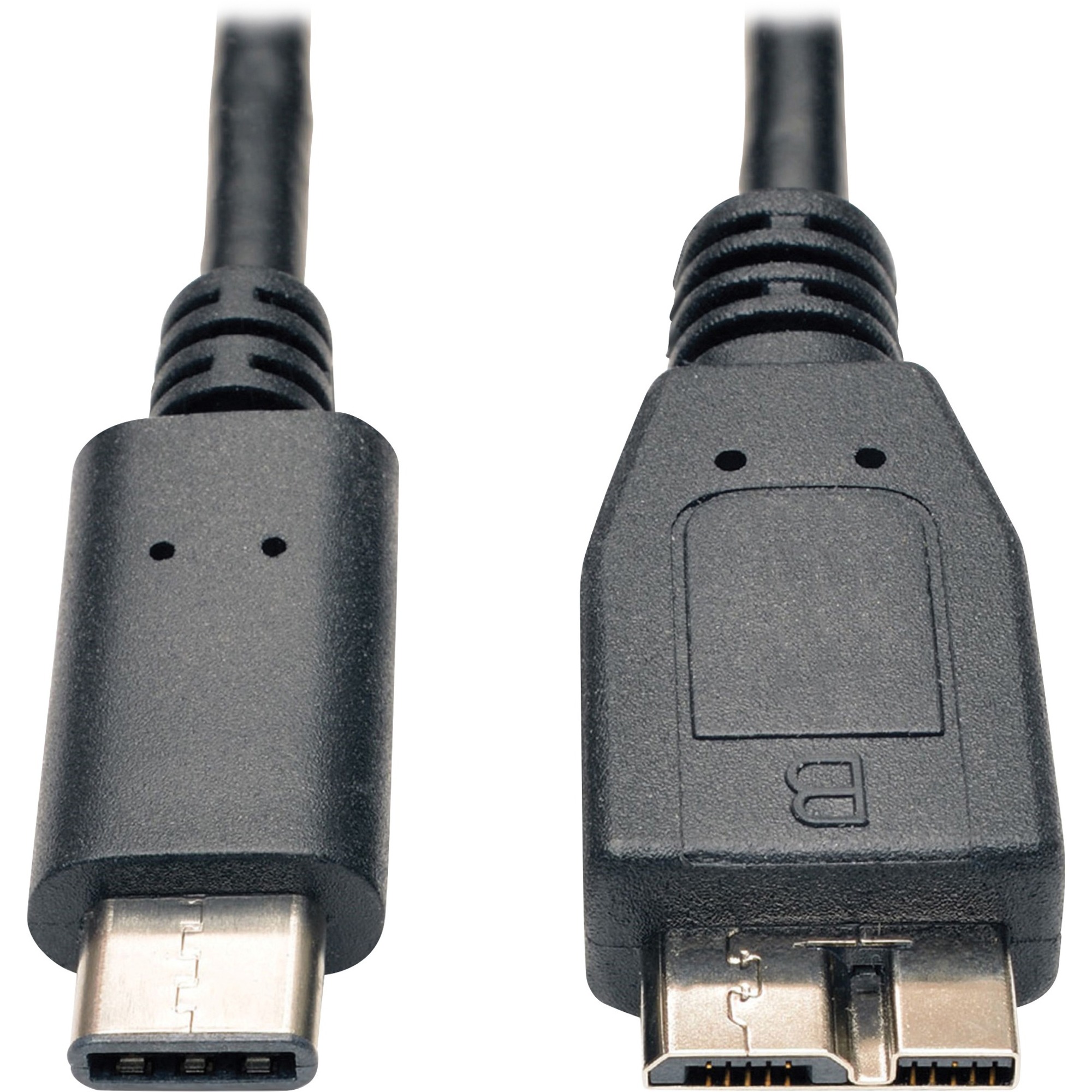 USB 3.1 Gen 2 (10 Gbps) Cable, USB Type-C (USB-C) to USB 3.0 Micro-B (M/M), 3 ft