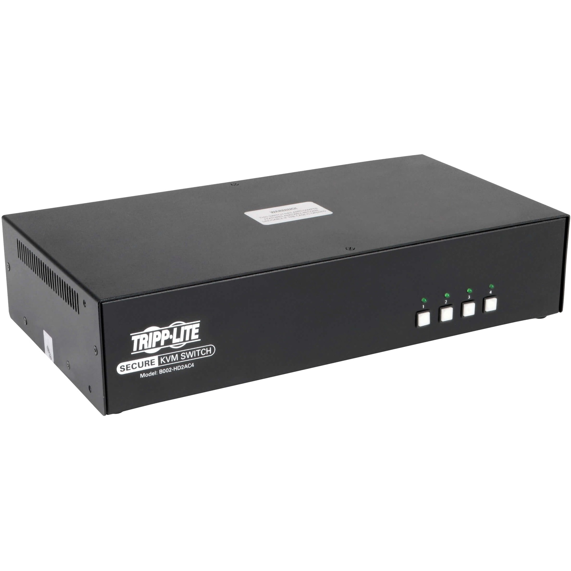 B002-HD2AC4 Secure 4-Port NIAP PP3.0-Certified HDMI-to-DisplayPort KVM Switch