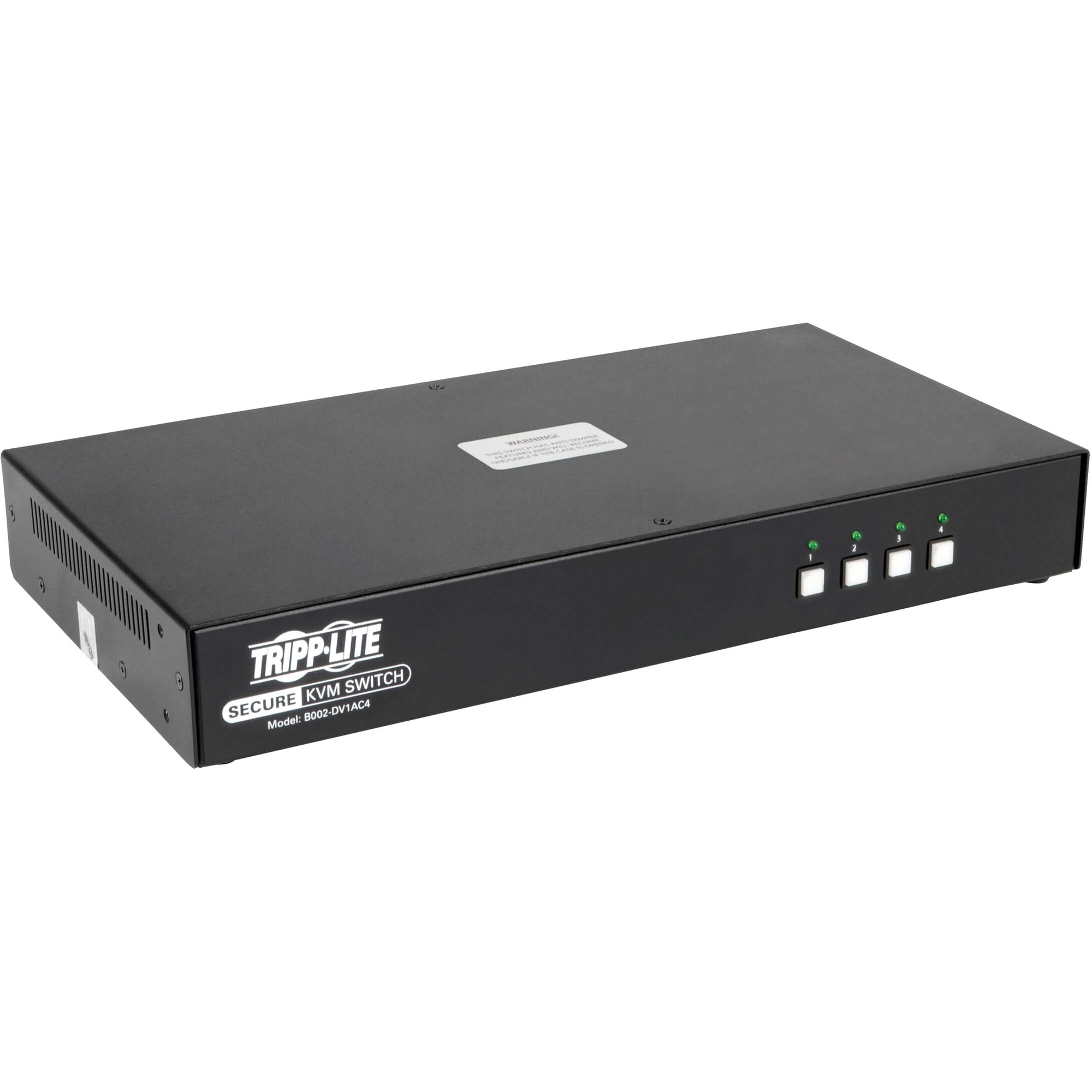 B002-DV1AC4 4-Port NIAP PP3.0-Certified DVI-I KVM Switch